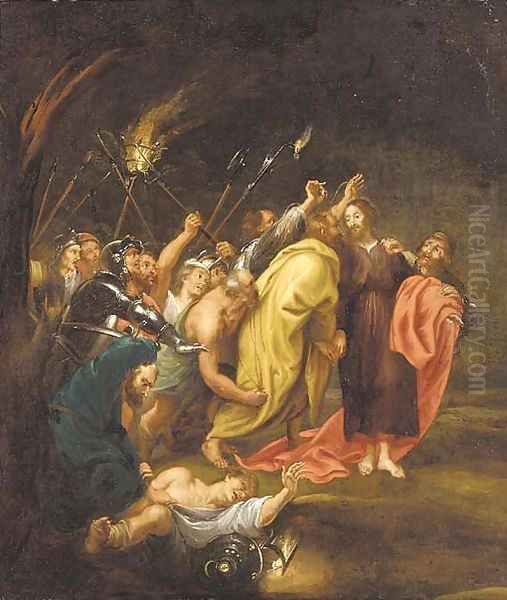 The Arrest of Christ Oil Painting by Sir Anthony Van Dyck