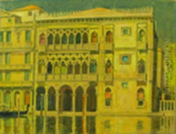 Palais Venitien Oil Painting by Tony Minartz