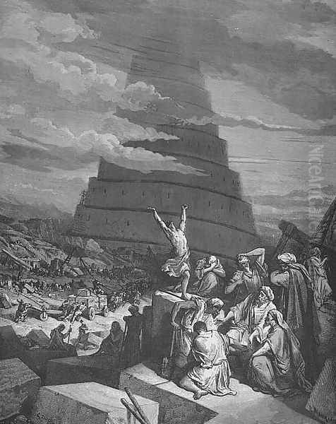 The Tower of Babel Oil Painting by Gustave Dore