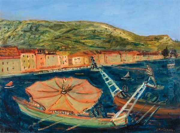 Joute A Collioure Oil Painting by Abraham Mintchine