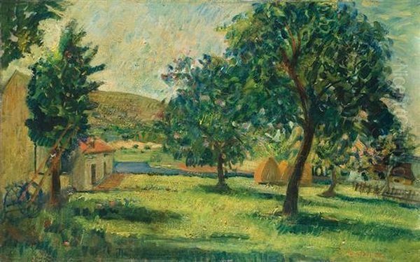 Paysage De Provence Oil Painting by Abraham Mintchine