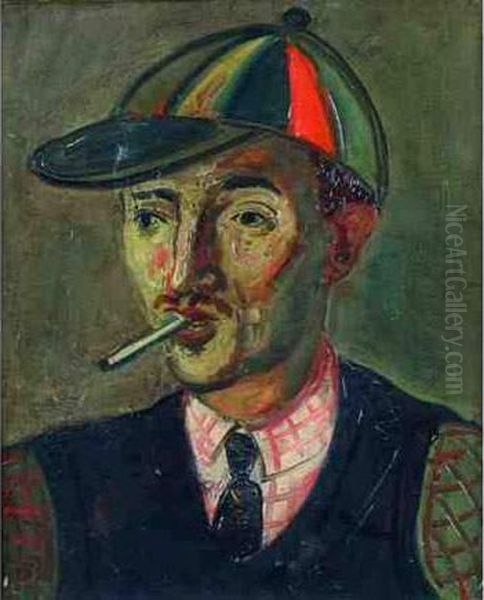 Le Jockey Oil Painting by Abraham Mintchine