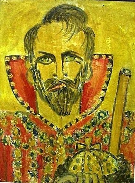 Portrait Du Tsar Oil Painting by Isaac Mintchine