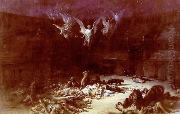 The Christian Martyrs Oil Painting by Gustave Dore