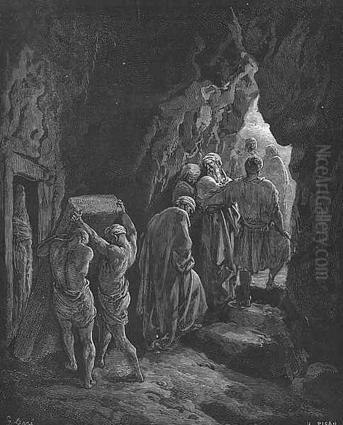 The Burial of Sarah Oil Painting by Gustave Dore