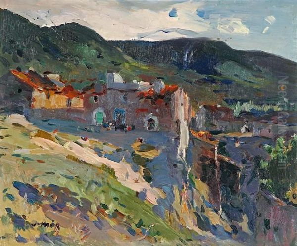 Vista De Alforja Oil Painting by Joaquim Mir