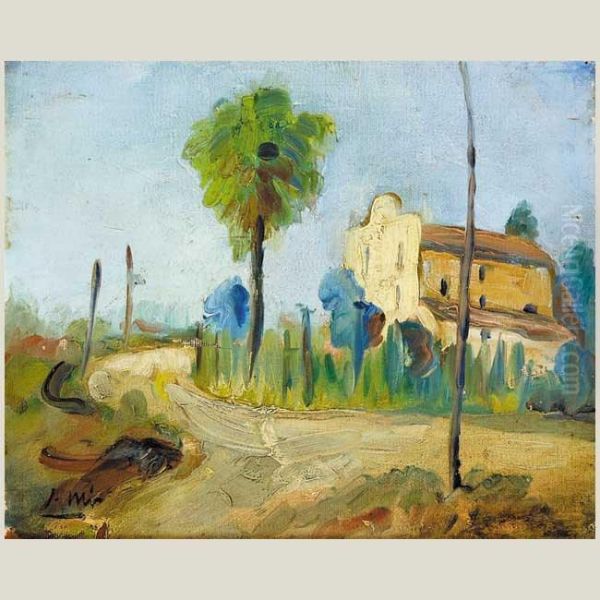 Paisaje Oil Painting by Joaquin Miro