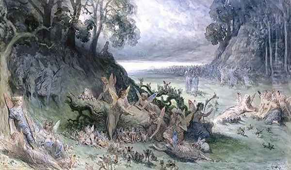 The Fairy Festival Oil Painting by Gustave Dore