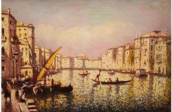 Venecia Oil Painting by Gaspar Miro Y Lleo