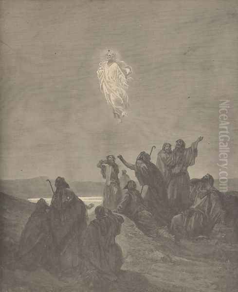 The Ascension Oil Painting by Gustave Dore