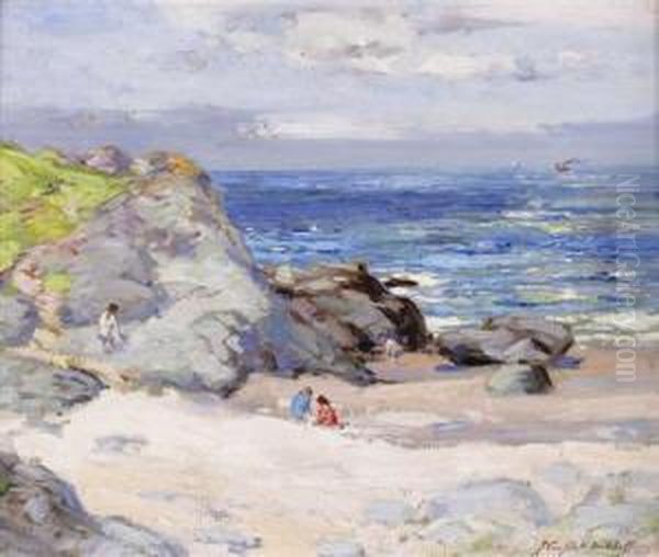 Near North Berwick Oil Painting by John Campbell Mitchell