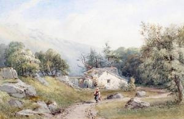 Near Ullswater, Cumberland Oil Painting by Philip Mitchell