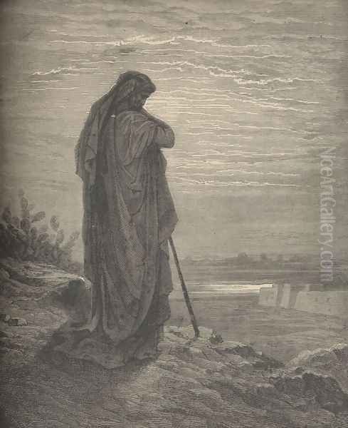 The Prophet Amos Oil Painting by Gustave Dore