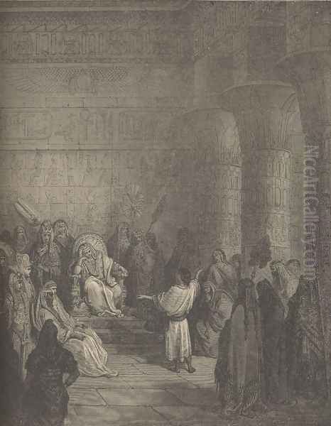 Joseph Interpreting Pharaoh's Dream Oil Painting by Gustave Dore