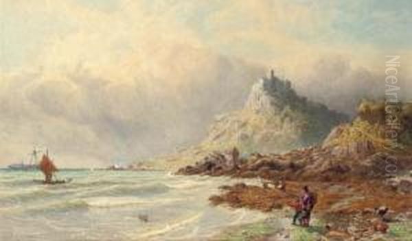 St Michael's Mount, Cornwall Oil Painting by John Mogford