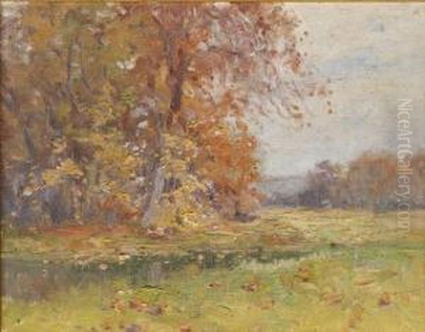 Paysage D'automne Oil Painting by Maurice Moisset