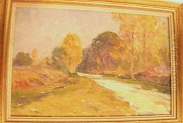 Paysage D'automne Oil Painting by Maurice Moisset