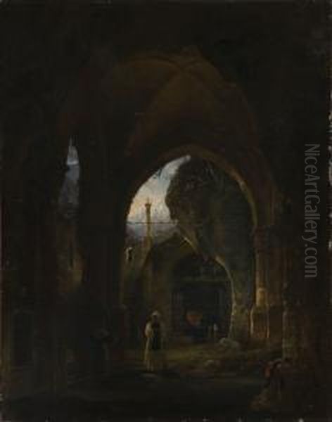 Convento Tra I Monti Oil Painting by Frederico Moja