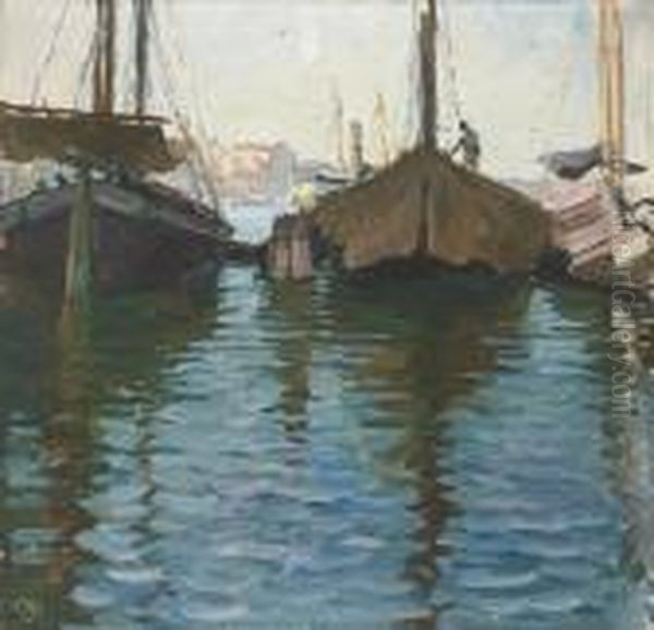 Venedig Oil Painting by Carl Moll