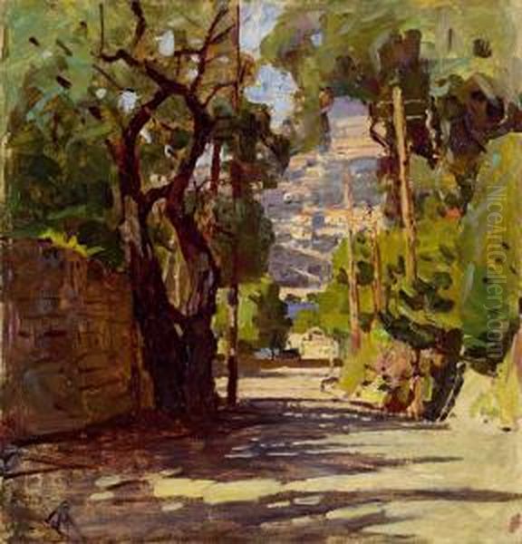 La Spezia Oil Painting by Carl Moll