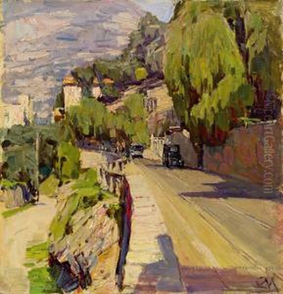 Genua Oil Painting by Carl Moll