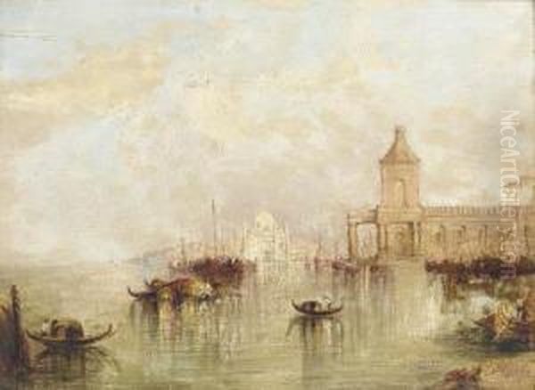 The Bacino From San Marco Oil Painting by Francis Maltino