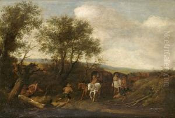 Tillskriven. Oil Painting by Pieter De Molijn