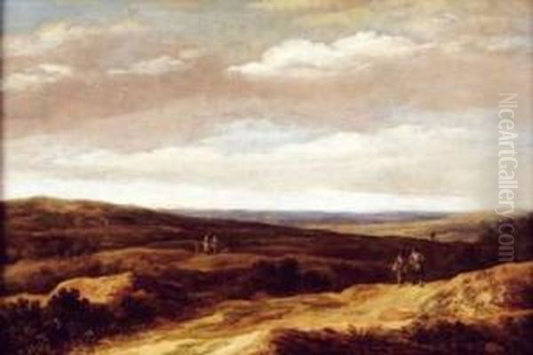 Paysage De Dunes Oil Painting by Pieter De Molijn