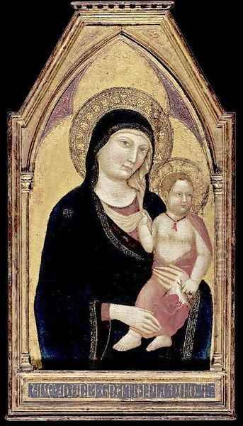 Madonna and Child 2 Oil Painting by Jacopo Del Casentino