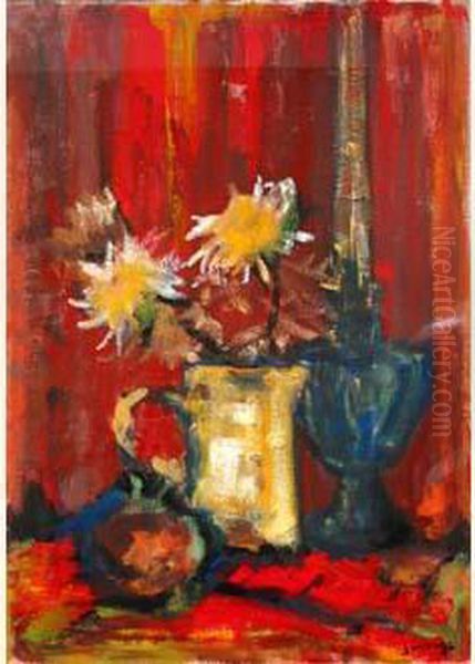 Uet De Fleurs Oil Painting by Jules Monge