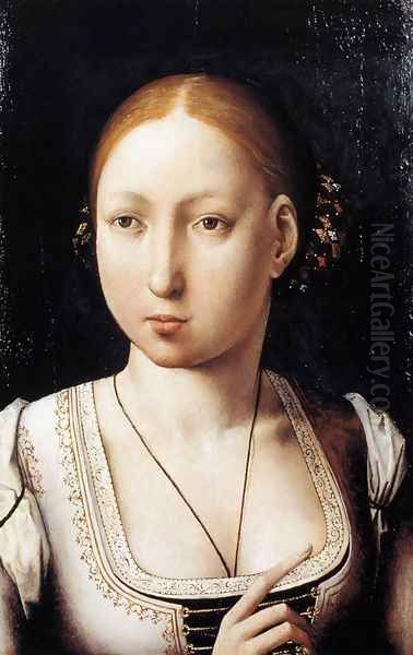 Portrait of Joan the Mad Oil Painting by Juan De Flandes