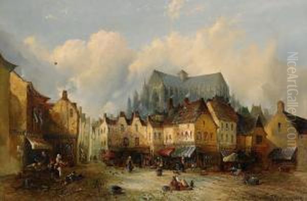 At Beauvais Oil Painting by Clifford Montague