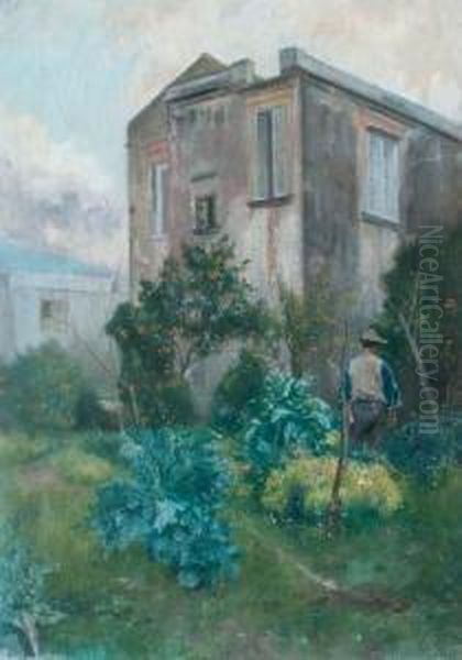 In Giardino Oil Painting by Edoardo Monteforte