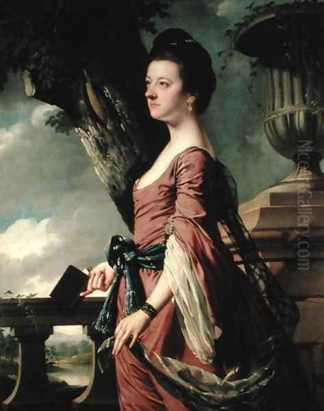 Mrs Frances Hesketh, c.1769 Oil Painting by Josepf Wright Of Derby