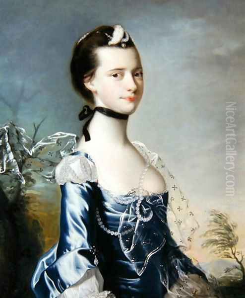 Portrait of Elizabeth Copestake (d.1790) Oil Painting by Josepf Wright Of Derby