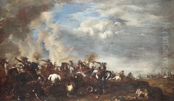 Cavalry Skirmishes by Francesco Monti