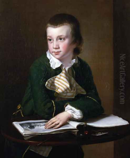 William Rastall, c.1762-4 Oil Painting by Josepf Wright Of Derby