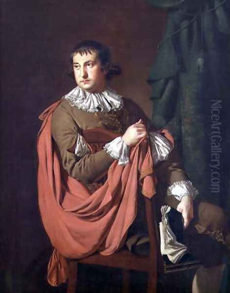 Samuel Lankford (1699-1750) Oil Painting by Josepf Wright Of Derby