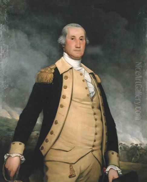 George Washington 2 Oil Painting by Josepf Wright Of Derby