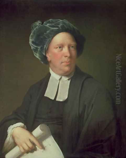 Rev. John Pickering, c.1777-80 Oil Painting by Josepf Wright Of Derby