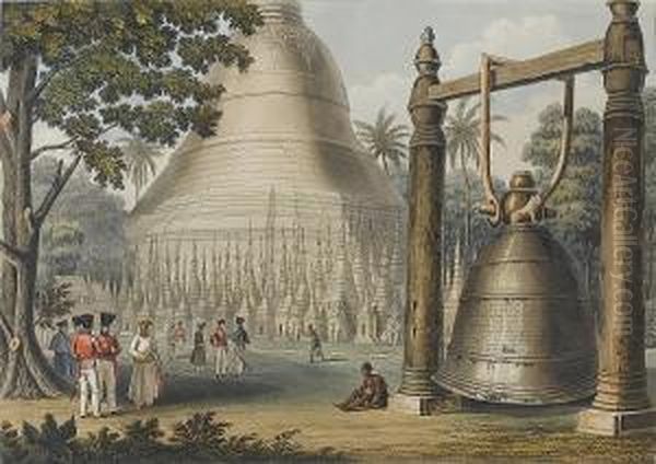 Views Taken At And Near Rangoon, A Set Of Six Oil Painting by Joseph Moore