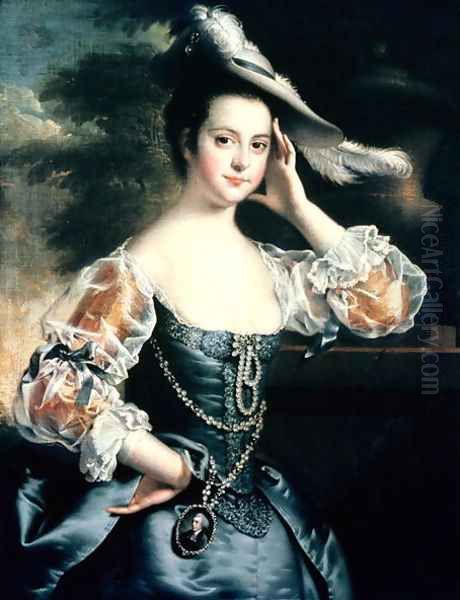 Susanna Hope 2 Oil Painting by Josepf Wright Of Derby