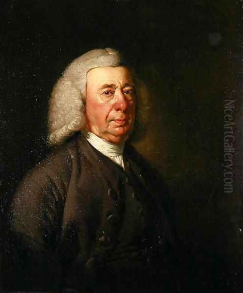 Portrait of Charles Goore (1701-83) c.1769 Oil Painting by Josepf Wright Of Derby