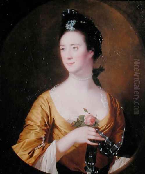 Portrait of a Lady, c.1765 Oil Painting by Josepf Wright Of Derby