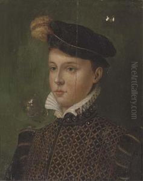 Portrait Of A Boy Oil Painting by Giacomo Antonio Moro