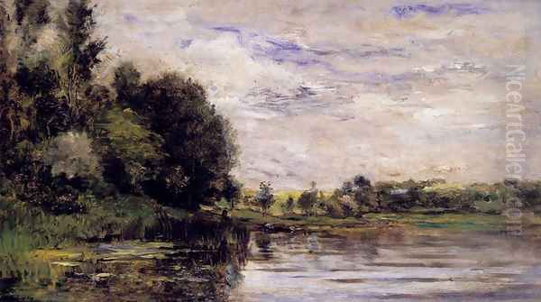 Bords De L'oise Oil Painting by Charles-Francois Daubigny