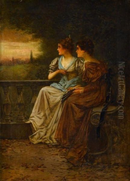 Distant Thoughts Oil Painting by Edward Percy Moran