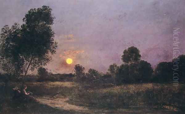 Unknown Oil Painting by Charles-Francois Daubigny