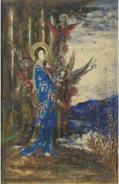 Les Epreuves Oil Painting by Gustave Moreau