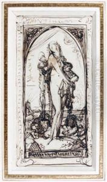 Gloria Victis ? Oil Painting by Gustave Moreau